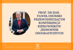 Prof. dr hab. Paweł Churski Przewodniczącym Konferencji Kierowników Jednostek Geograficznych