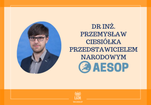 dr inż. P. Ciesiółka członkiem CoRep AESOP