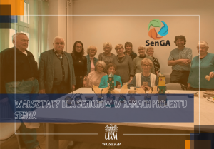 Warsztaty dla seniorów projektu SenGA