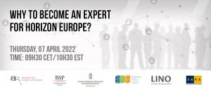 eValuatE - Dlaczego warto zostać ekspertem w programie Horyzontu Europa?